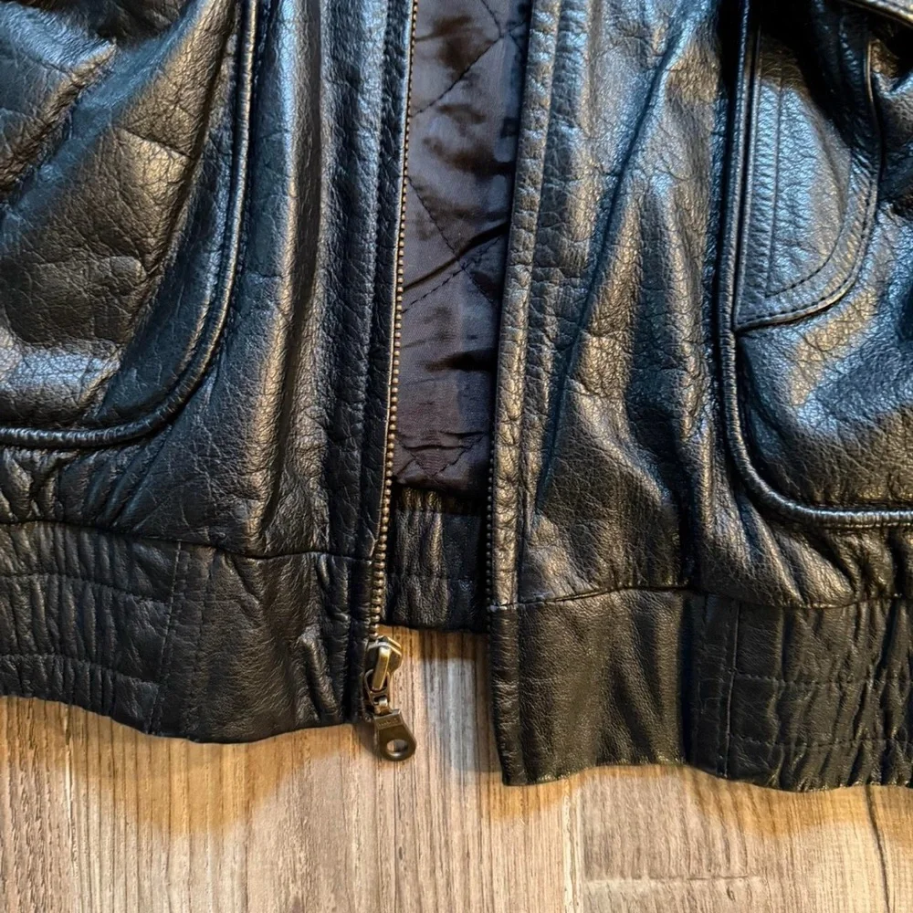 Men's Black Leather Jacket